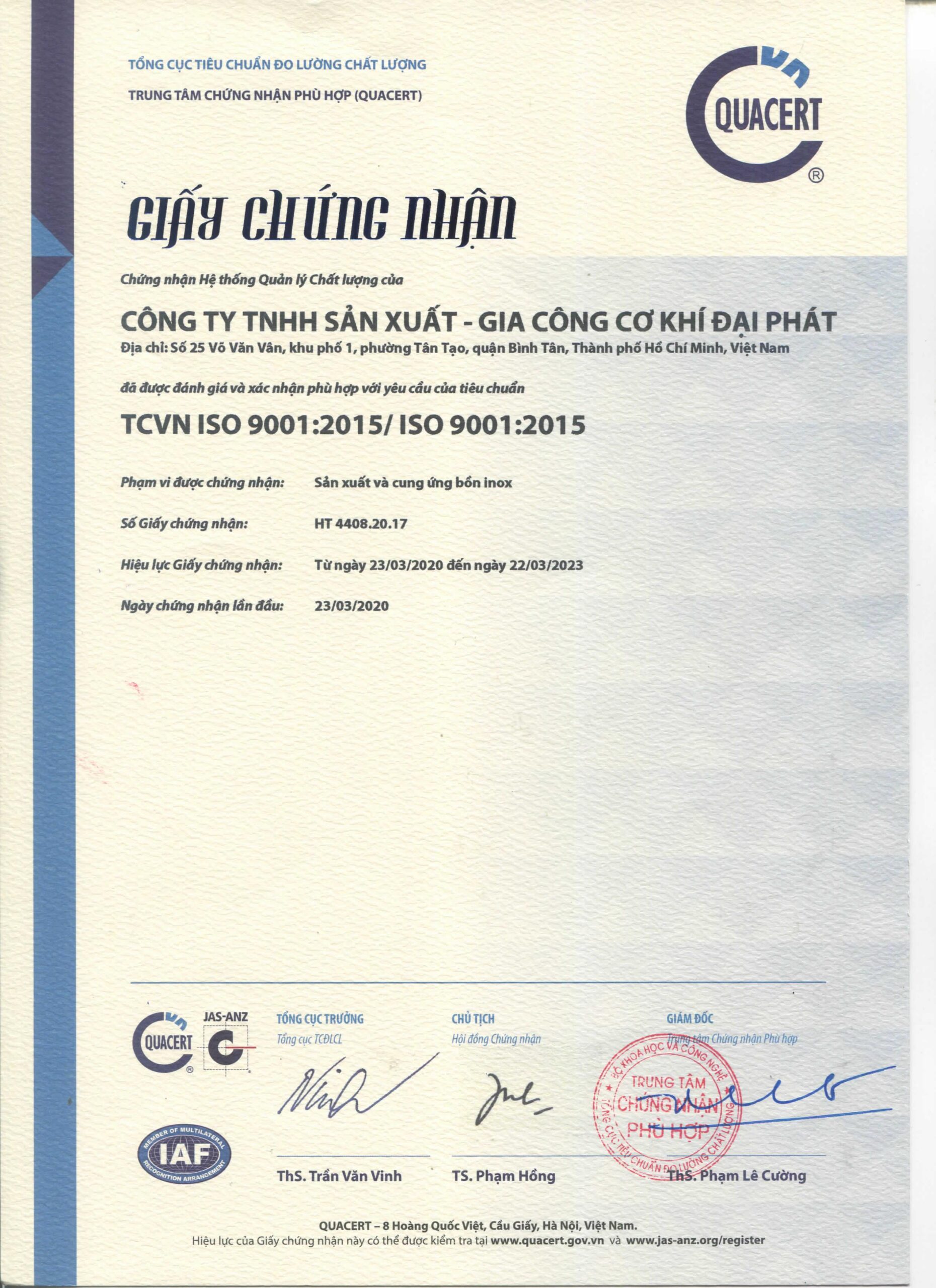 CHƯƠNG TRÌNH KHUYẾN MÃI SALE 38% MỚI NHẤT NĂM 2023 4 Iso 9001